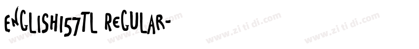 English157TL Regular字体转换